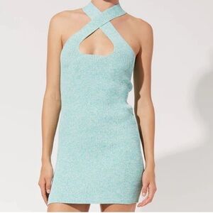 SOLID & STRIPED THE MARISSA DRESS GREEK BLUE TURQUOISE TEAL